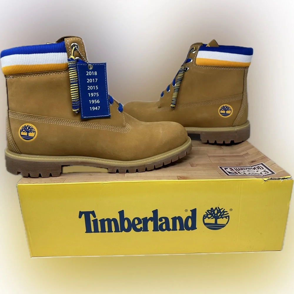 New Timberland‎ Golden State Warriors Men Size 14 The City Hardwood Classics